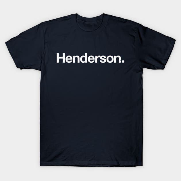 Henderson. T-Shirt by TheAllGoodCompany